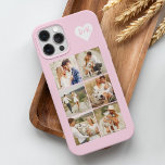 Funda Para iPhone 15 Pro Max Galería Monogramada de 8 fotos personalizadas<br><div class="desc">Personalice este diseño con 8 de sus fotos favoritas,  un monograma,  una palabra o fecha favorita para un diseño único y especial.</div>