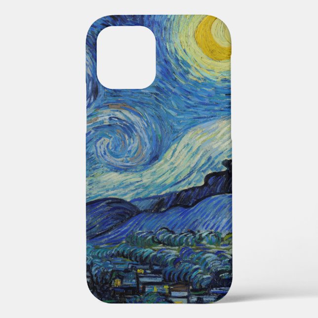 Funda De Case-Mate Para iPhone Galería nocturna Vincent van Gogh Starry Bella Art (Reverso )