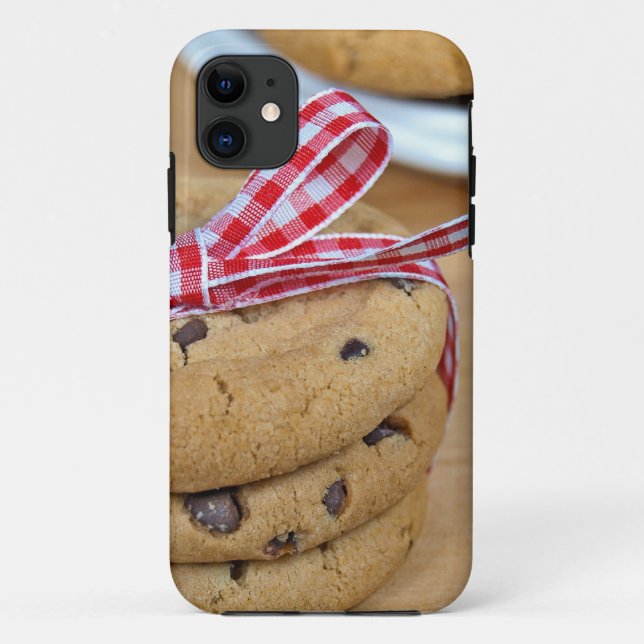Funda De Case-Mate Para iPhone Galletas de chocolate (Reverso)