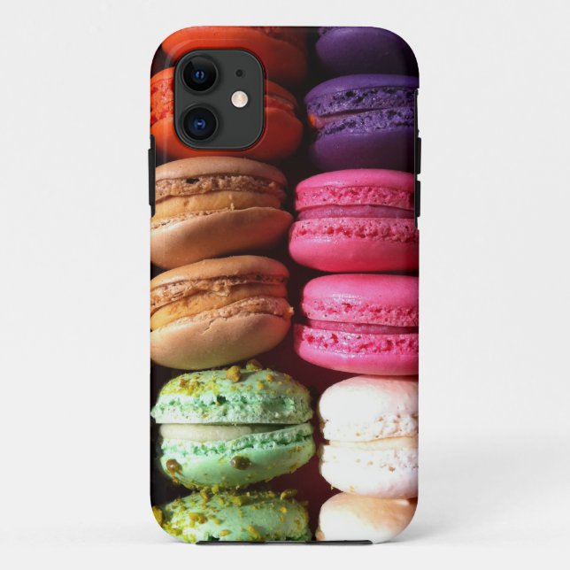 Funda De Case-Mate Para iPhone galletas de macaron (Reverso)