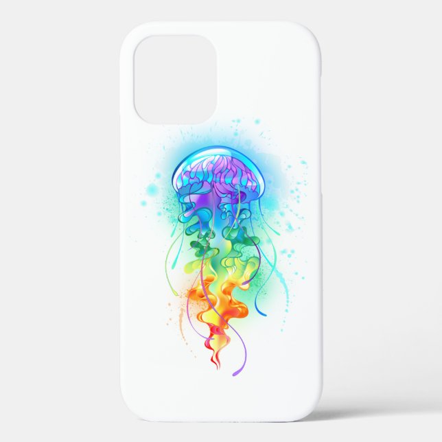 Funda De Case-Mate Para iPhone Gallito arcoiris (Reverso )