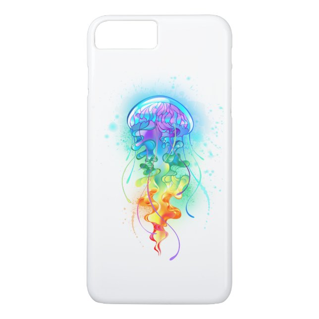Funda De Case-Mate Para iPhone Gallito arcoiris (Reverso)