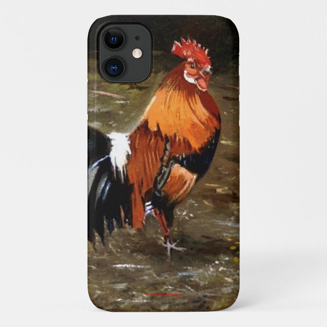 Funda De Case-Mate Para iPhone Gallo (Reverso)