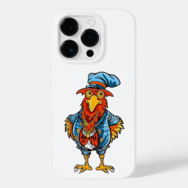 Funda Para iPhone 14 Pro De Case-Mate Gallo de Dibujos Animados Divertido y Mandón