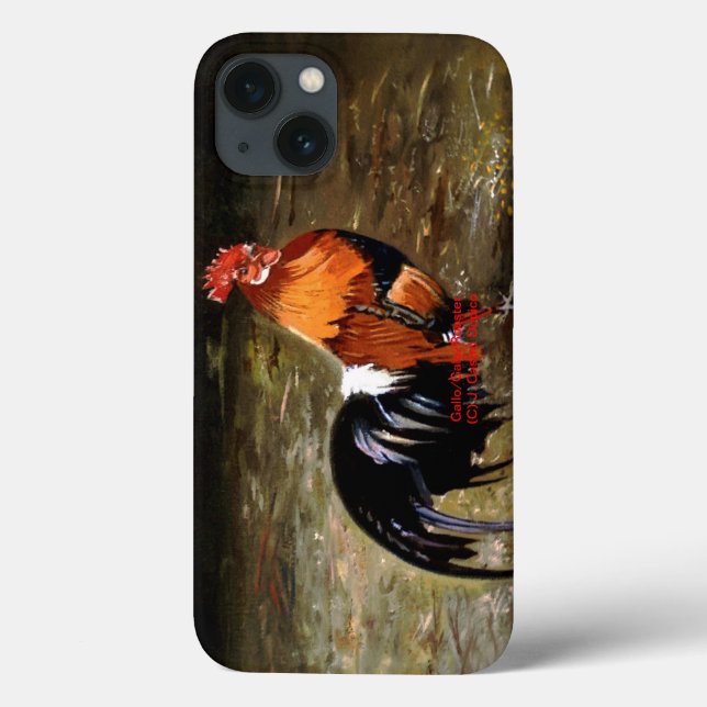 Funda De Case-Mate Para iPhone Gallo/Galo/Rooster (Reverso)