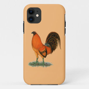 Funda Para iPhone 11 Gallo Ginger Rojo Gamecock