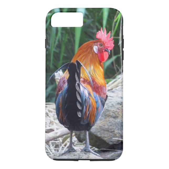 Funda De Case-Mate Para iPhone Gallo hawaiano (Reverso)