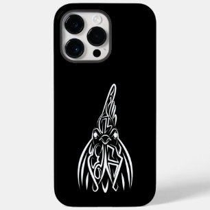 Funda Para iPhone 14 Pro Max De Case-Mate Gallo Tribal Blanco y Negro