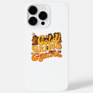 Funda Para iPhone 14 Pro Max De Case-Mate Galore Gold Grins