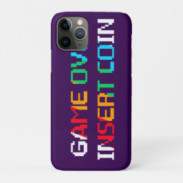 Funda Para iPhone 11 Pro Game Over Insert Coin