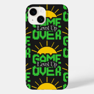 Funda Para iPhone 14 De Case-Mate Game Over, Sube de Nivel: Aventura de Bloque de Pí