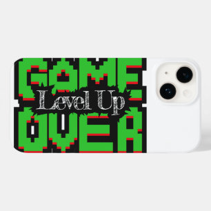 Funda Para iPhone 14 De Case-Mate Game Over, Sube de Nivel: Mundo de Juegos Retro Pi