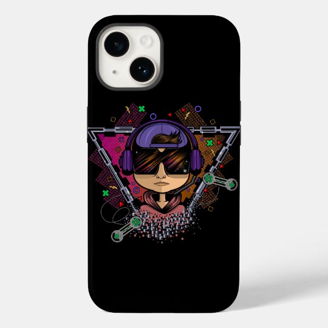Funda De Case-Mate Para iPhone Gamer Boy (Reverso )