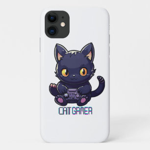 Funda Para iPhone 11 Gamer de gato