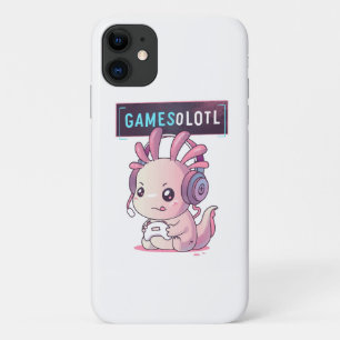 Funda Para iPhone 11 Gamesolotl - Axolotl Jugador