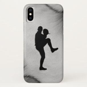 Funda Para iPhone X Ganador de béisbol Pitcher Windup