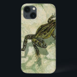 Funda Para iPhone 13 Ganar toad en el agua<br><div class="desc">Vision Studio está usando la técnica giclée (francés para "rociar") en esta pieza de arte. Lo hace único y los diferentes tonos verdes enfatizan la tranquilidad de esta imagen. Elige esta pieza de arte para tu próximo producto Zazzle.</div>