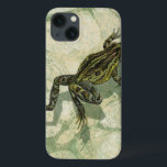 Funda Para iPhone 13 Ganar toad en el agua<br><div class="desc">Vision Studio está usando la técnica giclée (francés para "rociar") en esta pieza de arte. Lo hace único y los diferentes tonos verdes enfatizan la tranquilidad de esta imagen. Elige esta pieza de arte para tu próximo producto Zazzle.</div>