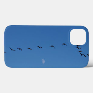 Funda Para iPhone 13 gansos canadienses en vuelo