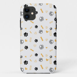 Funda Para iPhone 11 garra de perro y corazón