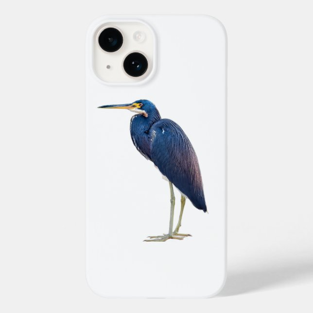 Funda De Case-Mate Para iPhone Garza azul, funda para iPhone / iPad (Reverso )