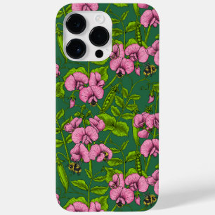 Funda Para iPhone 14 Pro Max De Case-Mate Garzas y abejorros dulces, verdes y rosas