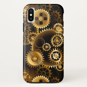 Funda Para iPhone XS Gases de bronce de vapor sin soldadura