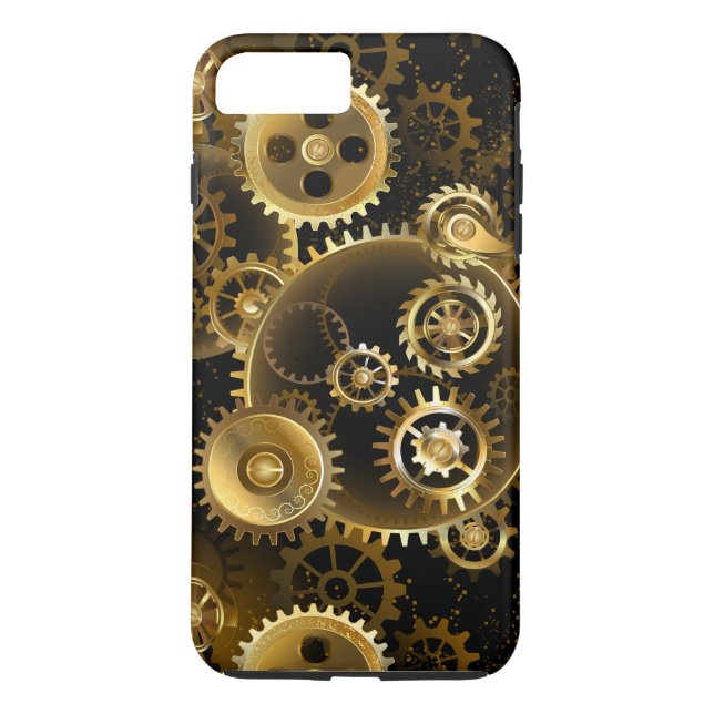 Funda De Case-Mate Para iPhone Gases de bronce de vapor sin soldadura (Reverso)