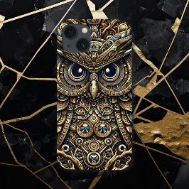 Funda Para iPhone 13 Gases y búho Metalizado de vapor