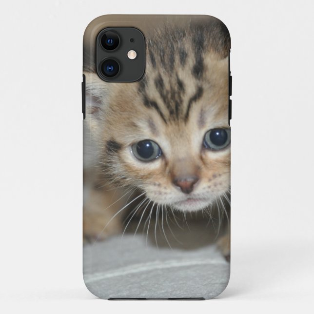 Funda De Case-Mate Para iPhone Gatito Joven Adorable (Reverso)
