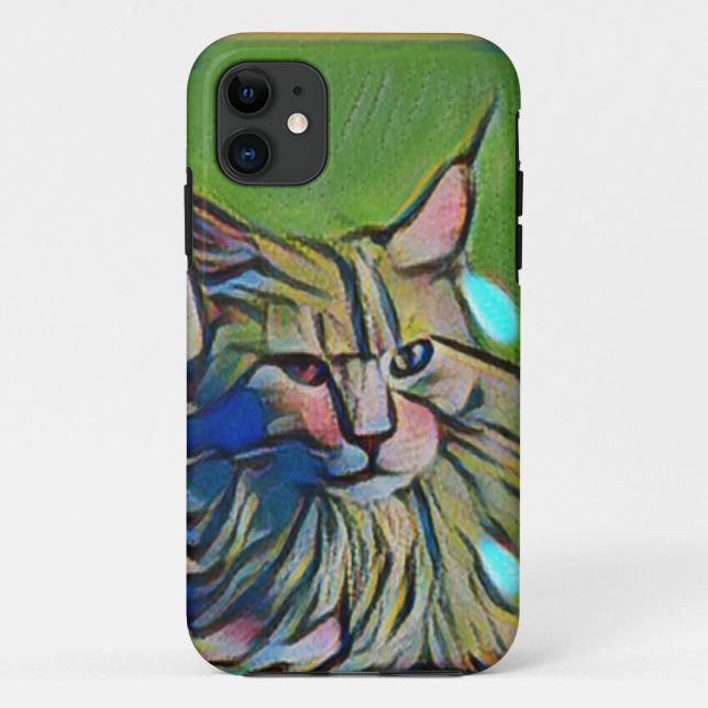 Funda De Case-Mate Para iPhone Gatito maravilloso (Reverso)