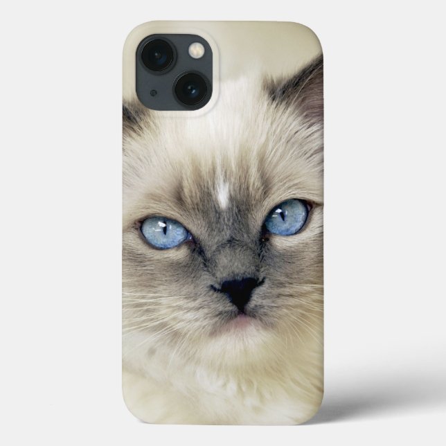Funda De Case-Mate Para iPhone Gatito Ragdoll (Reverso)