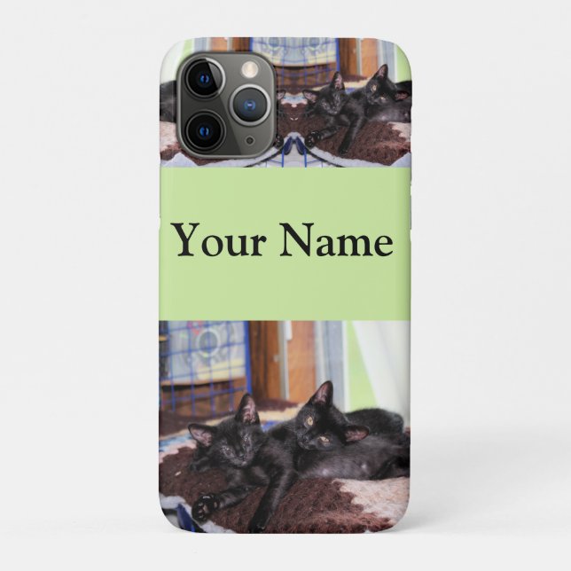 Funda De Case-Mate Para iPhone Gatitos (Reverso)