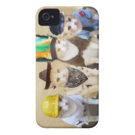 Carcasa Para iPhone 4 Gatitos del pueblo