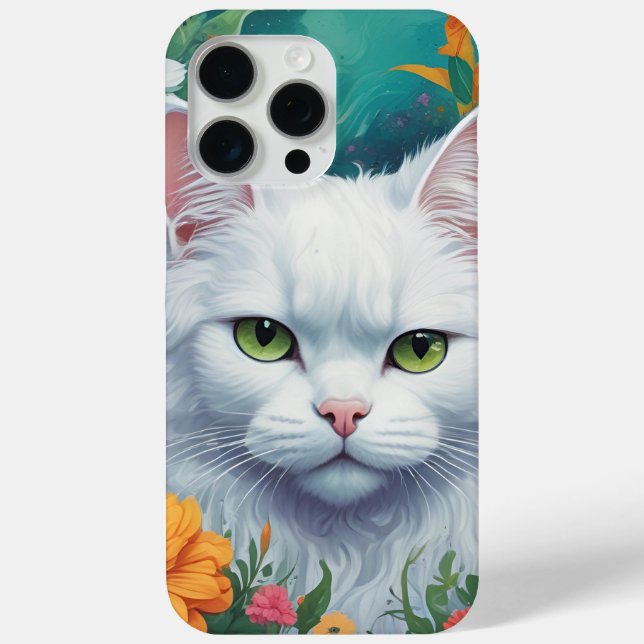 Funda De Case-Mate Para iPhone Gato (Reverso )