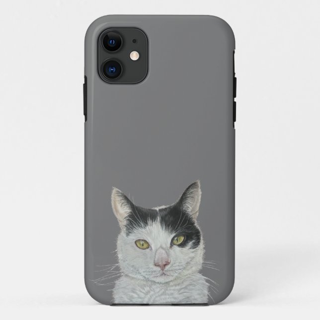 Funda De Case-Mate Para iPhone Gato (Reverso)