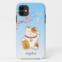 Gato afortunado japonés, Calico Maneki Neko