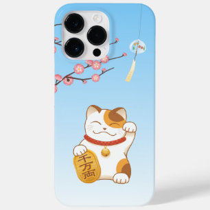 Funda Para iPhone 14 Pro Max De Case-Mate Gato afortunado japonés, Calico Maneki Neko