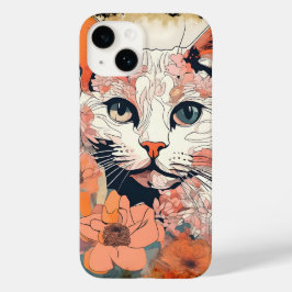 Funda Para iPhone 14 De Case-Mate Gato Artístico