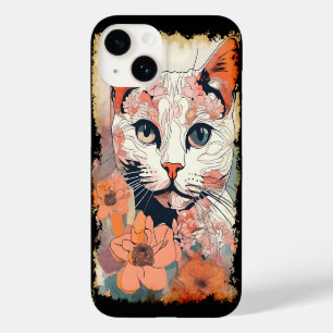 Funda Para iPhone 14 De Case-Mate Gato Artístico