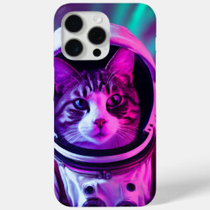 Funda Para iPhone 15 Pro Max gato astronauta