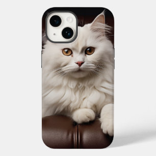 Funda Para iPhone 14 De Case-Mate Gato blanco majestuoso