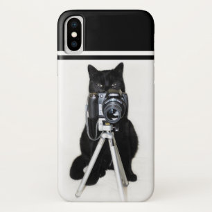Funda Para iPhone X Gato con la cámara