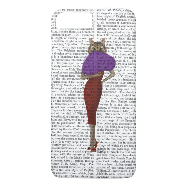 Funda De Case-Mate Para iPhone Gato Con Vestido Rojo (Reverso)