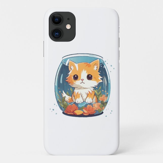 Funda De Case-Mate Para iPhone Gato Culpable (Reverso)