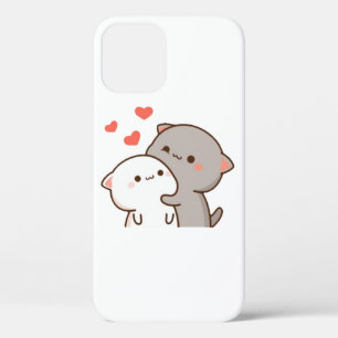 Funda Para iPhone 12 Gato cutáneo mochi