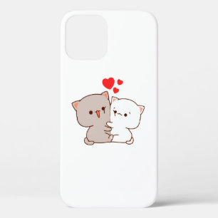 Funda Para iPhone 12 Gato cutáneo mochi