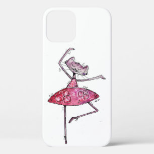 Funda Para iPhone 12 Gato de baile tierno y caprichoso