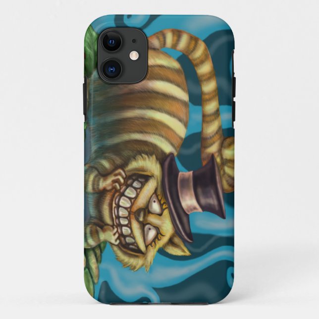 Funda De Case-Mate Para iPhone Gato de Cheshire (Reverso)