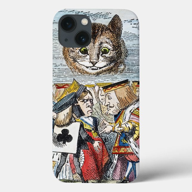 Funda De Case-Mate Para iPhone Gato de Cheshire, 1865 (Reverso)